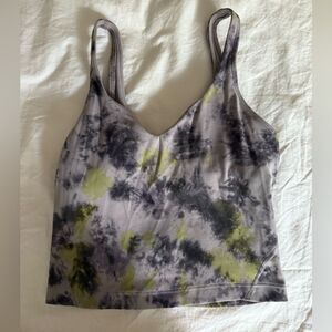 Lululemon Align Cropped TankTop With Shelf Bra. Size 0